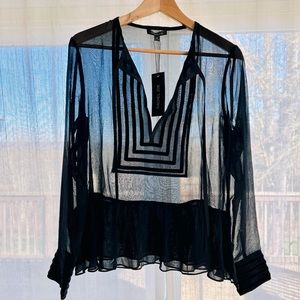 Rachel Zoe, Size 10, Tuxedo Black